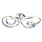 Aria LED Semi Flush Ceiling Light In Polished Chrome Finish 76393