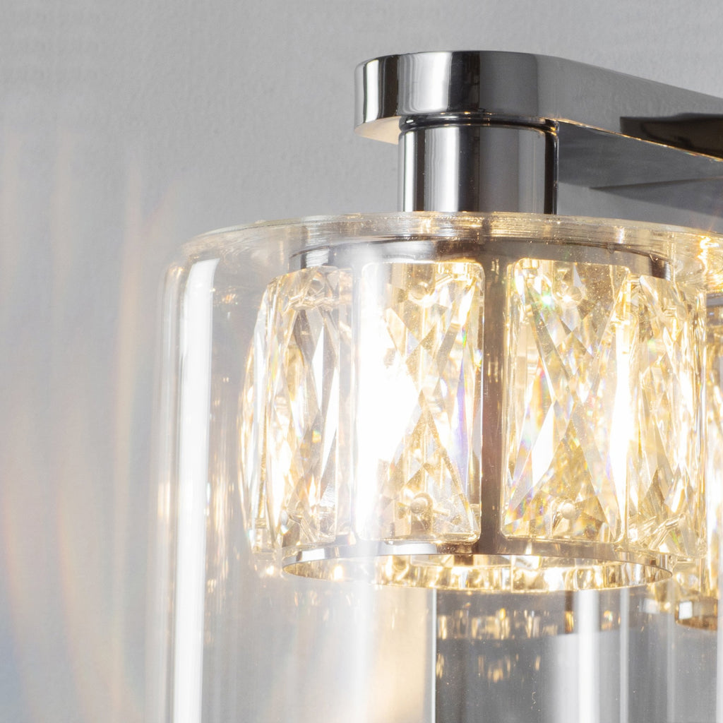 Verina Stylish Single Wall Light In Chrome Finish 76521