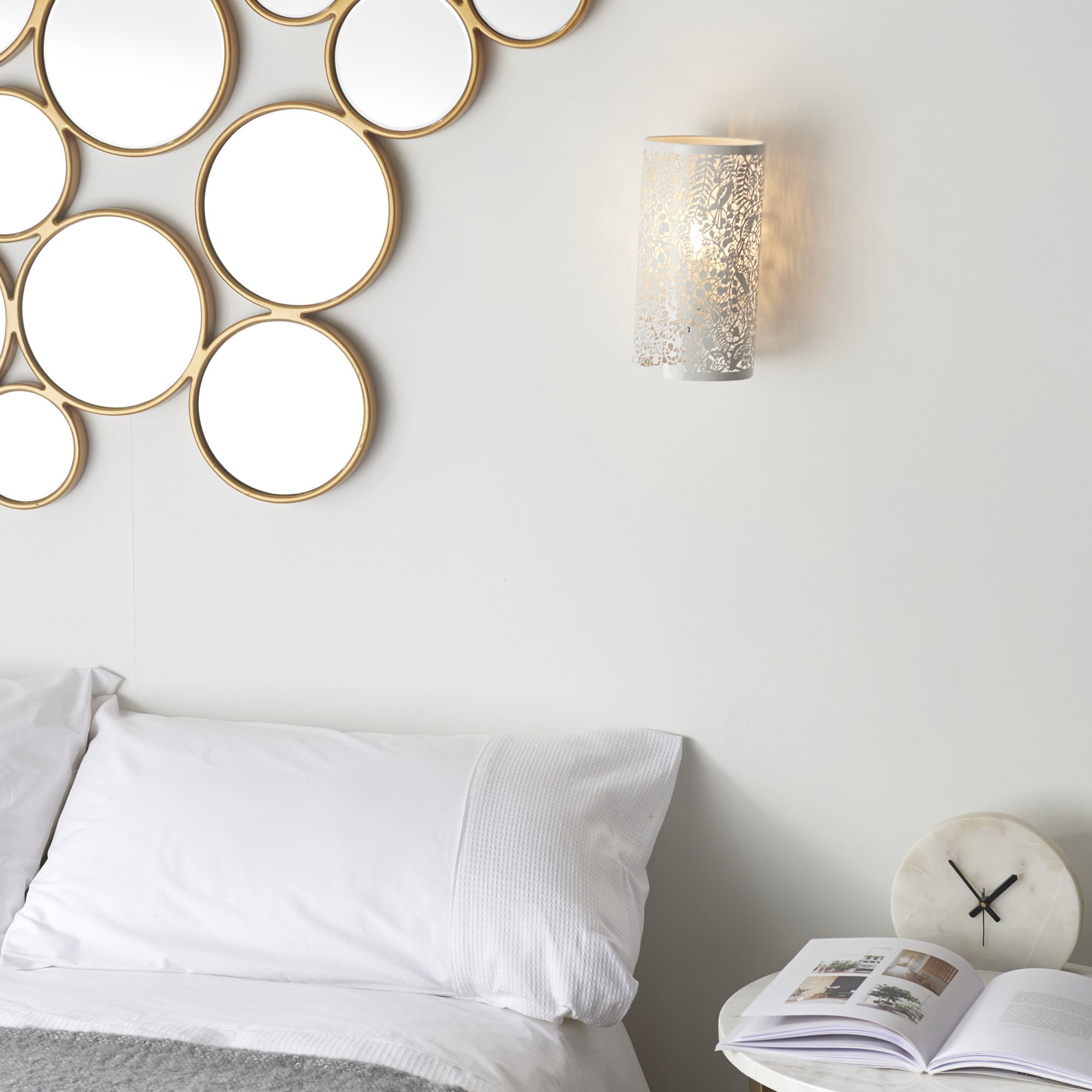 Secret Garden Single Wall Light in Ivory Finish 61684