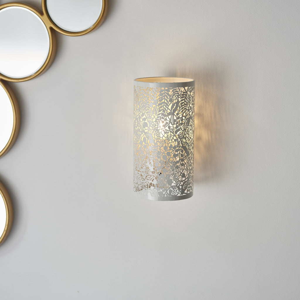 Secret Garden Single Wall Light in Ivory Finish 61684