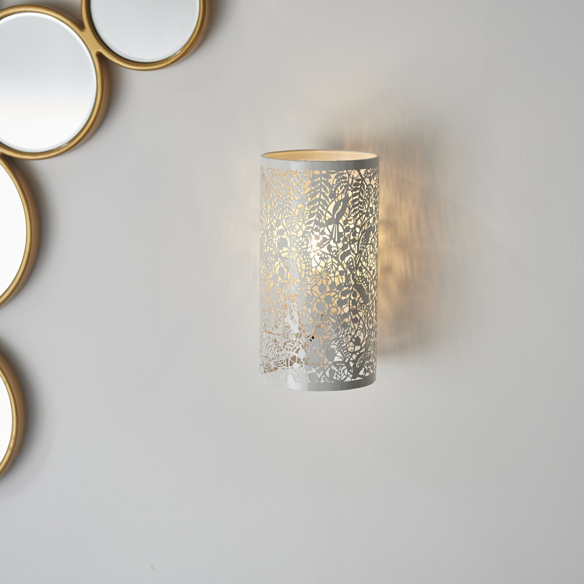 Secret Garden Single Wall Light in Ivory Finish 61684