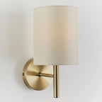 BRIO-1WBAB 1 Light Wall Light in Antique Brass Finish
