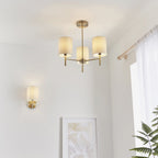 BRIO-3AB 3 Light Ceiling Light in Antique Brass Finish