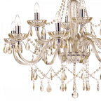 Raphael 12 Light Chrome and Glass Chandelier RAP1206