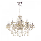 Raphael 12 Light Chrome and Glass Chandelier RAP1206