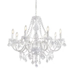 308-8CL 8 Light Chandelier In Clear Acrylic