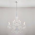 308-8-4CL 12 Light Chandelier In Clear Acrylic