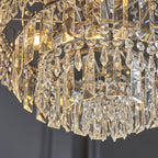 96826-CH Amadis 6 Light Chrome Finish & Glass Chandelier