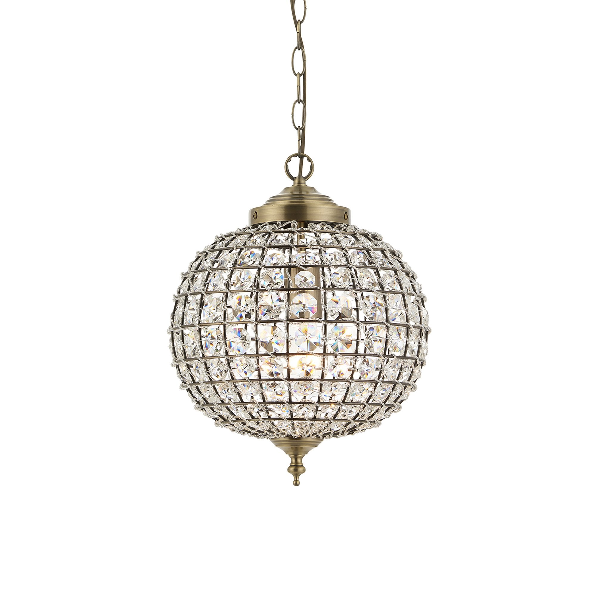 Tanaro Stylish Ceiling Pendant Light in Antique Brass Finish EH-TANARO-AB