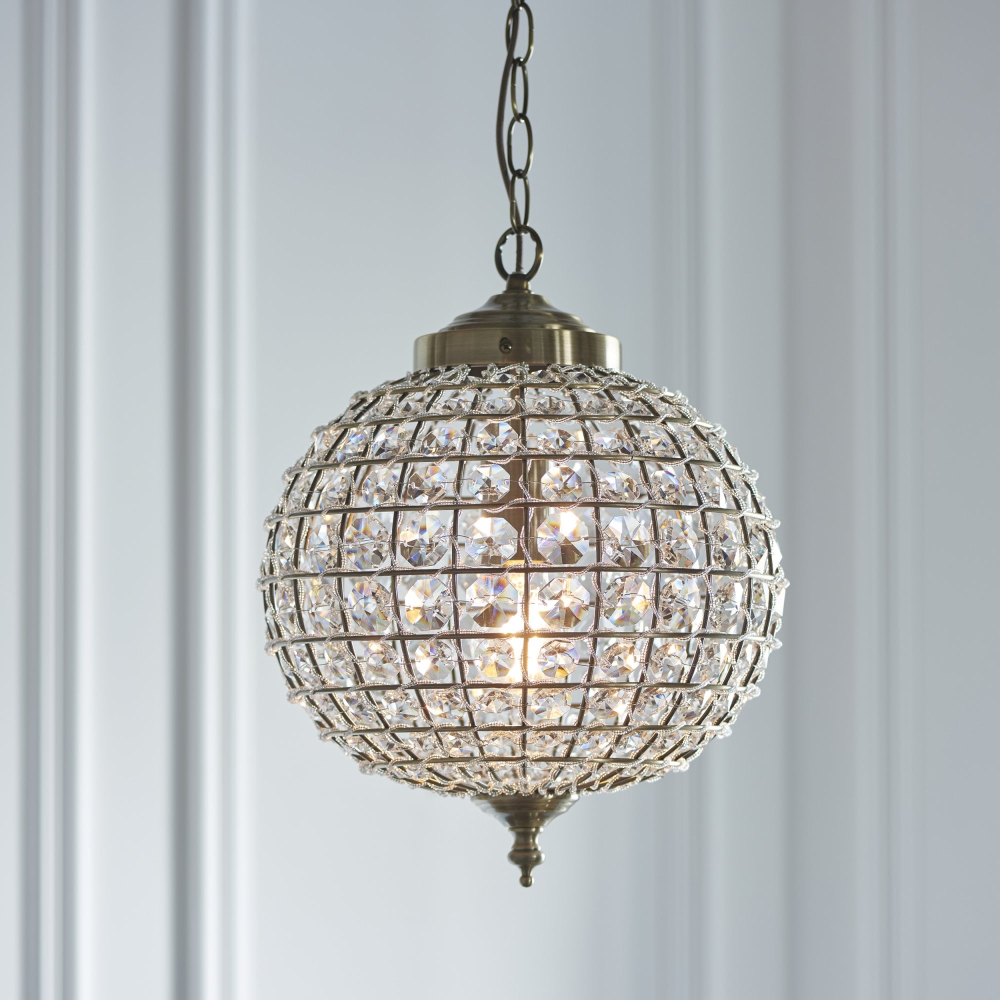 Tanaro Stylish Ceiling Pendant Light in Antique Brass Finish EH-TANARO-AB