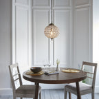 Tanaro Stylish Ceiling Pendant Light in Antique Brass Finish EH-TANARO-AB