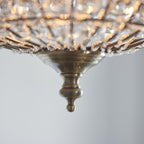 Tanaro Stylish Ceiling Pendant Light in Antique Brass Finish EH-TANARO-AB