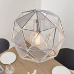Armour Modern One Light Ceiling Pendant In Chrome Finish 72817