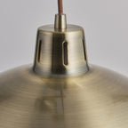 POLKA-AB Rise And Fall Pendant Ceiling Light In Antique Brass