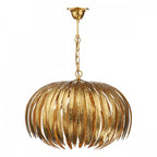 ATT0535 Atticus Decorative 5 Light Intricate Gold Leaf Ceiling Pendant