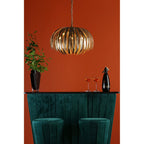 ATT0535 Atticus Decorative 5 Light Intricate Gold Leaf Ceiling Pendant