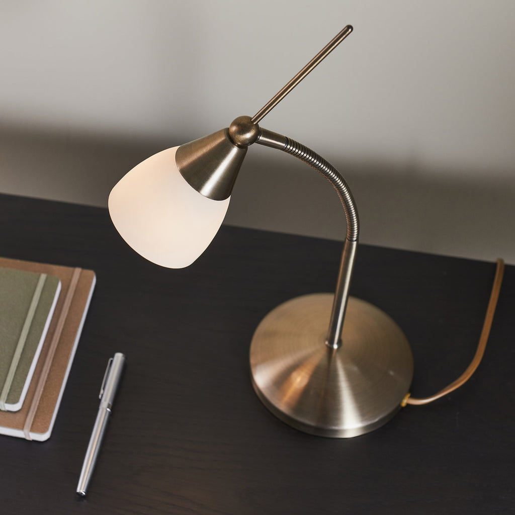 652-TLAN Touch Lamp In Antique Brass