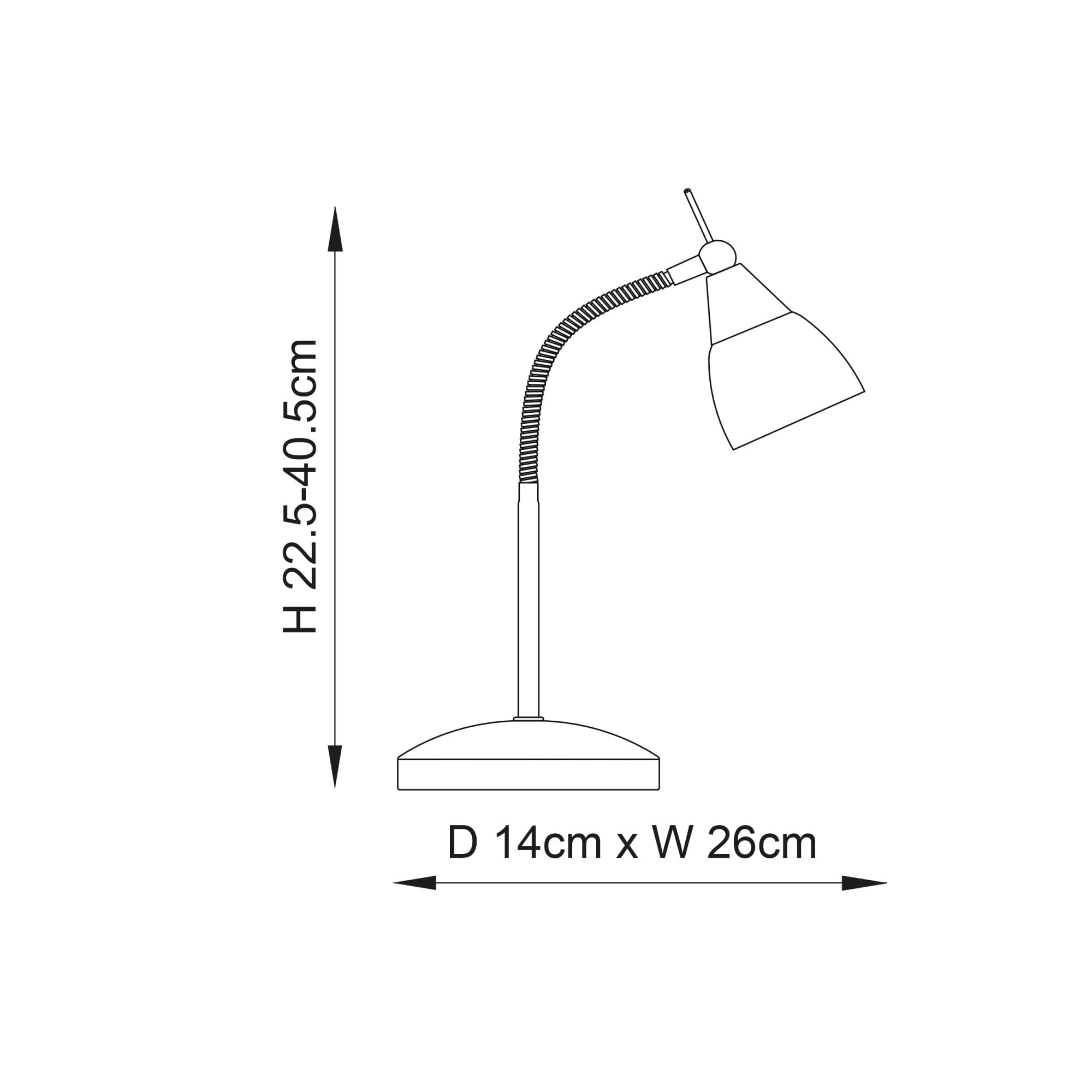 652-TLAN Touch Lamp In Antique Brass