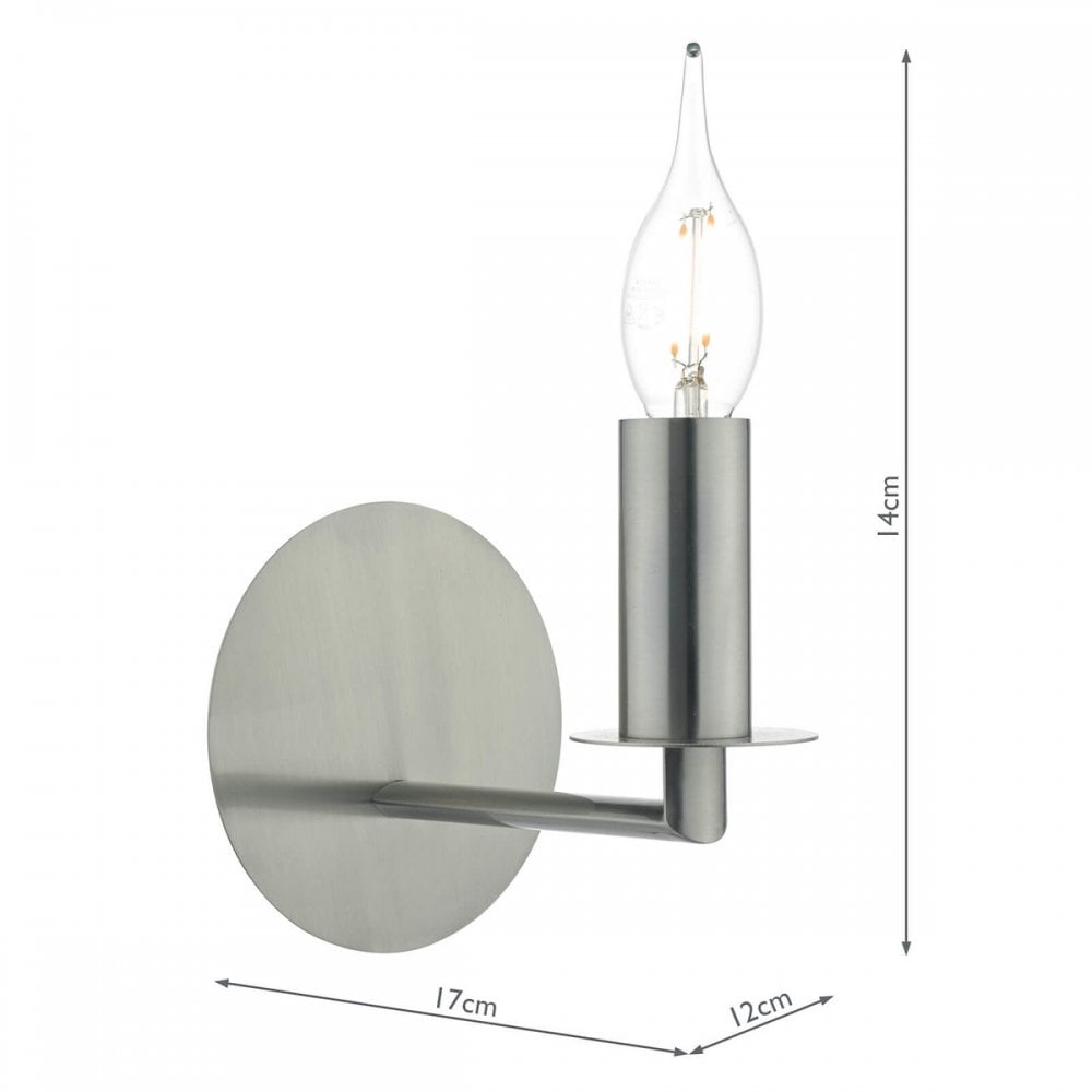 Tyler Elegant Single Wall In Satin Nickel Finish TYL0738