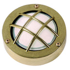 Jetty Coastal Compact Mini Bulkhead In Natural Brass Finish