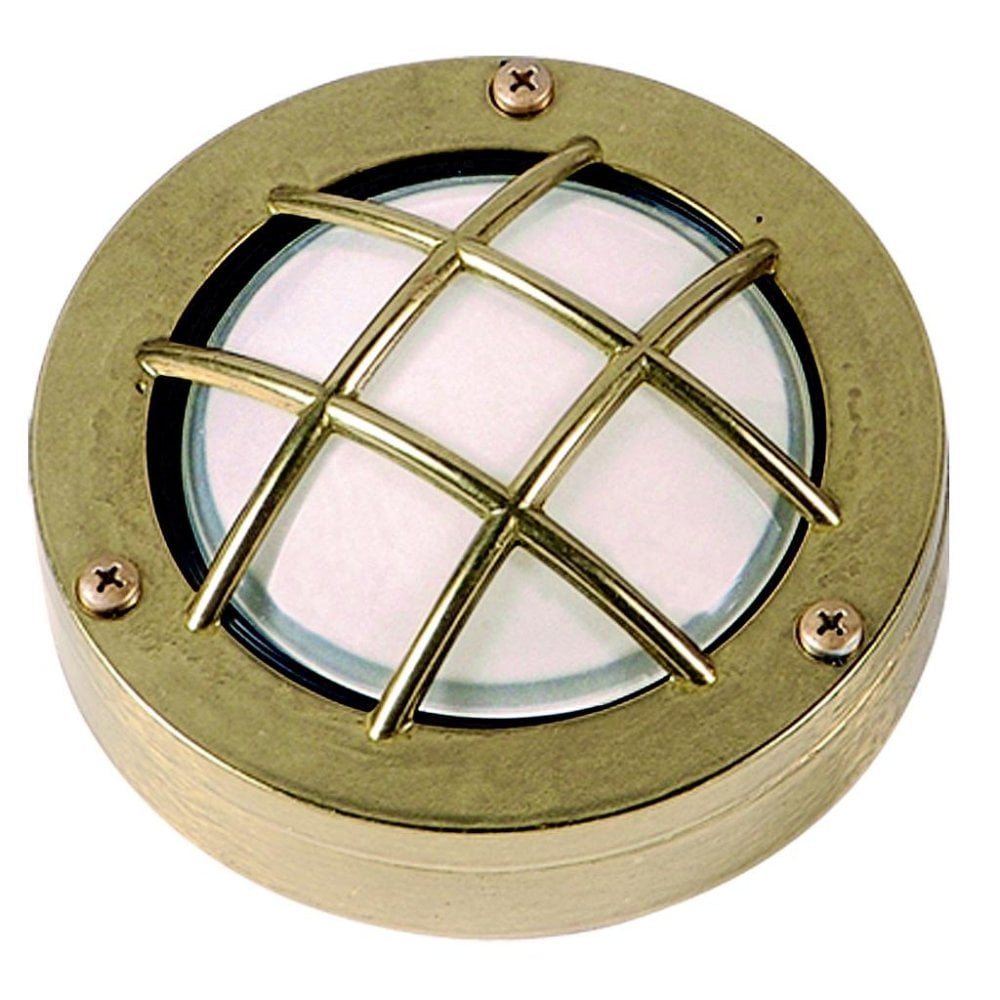 Jetty Coastal Compact Mini Bulkhead In Natural Brass Finish