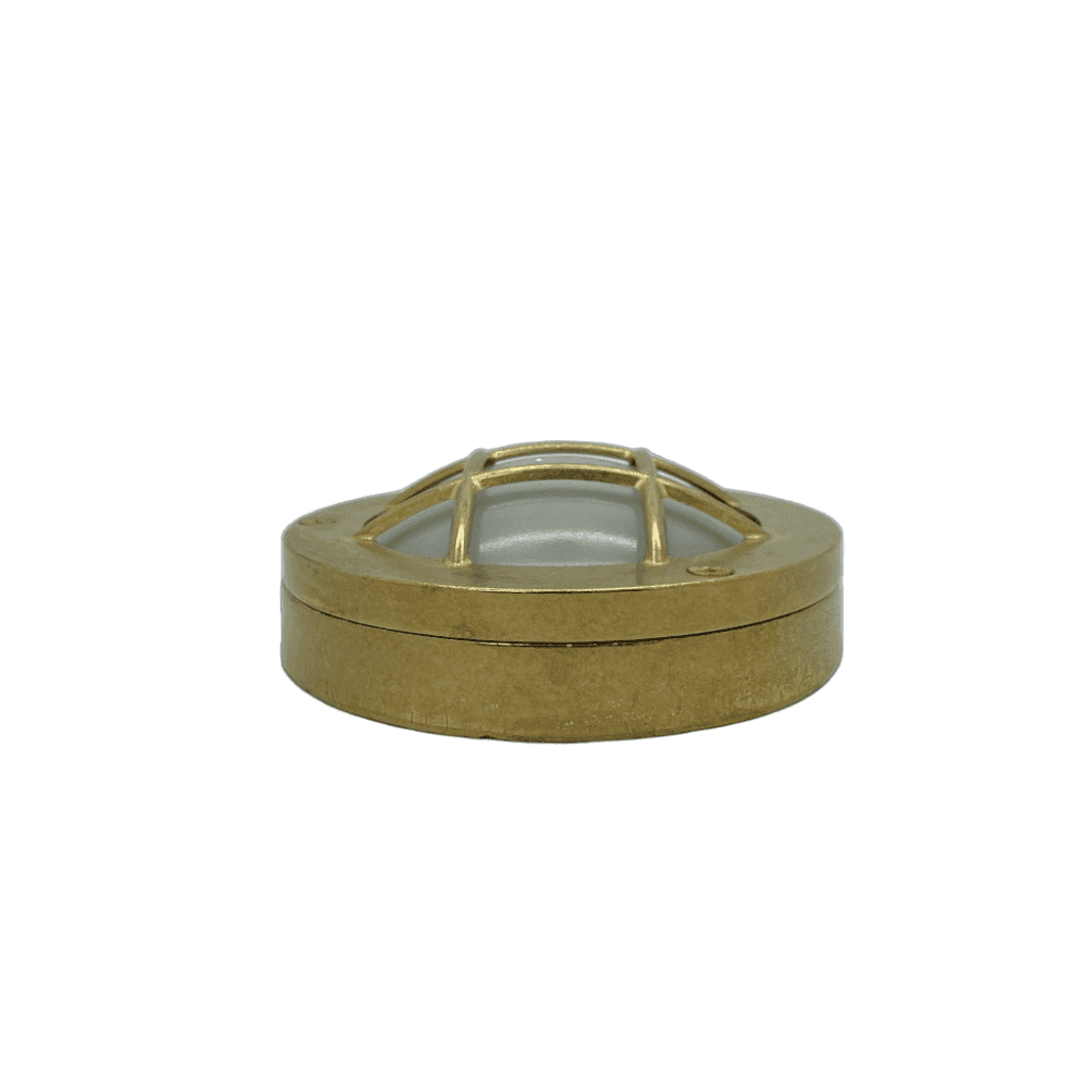 Jetty Coastal Compact Mini Bulkhead In Natural Brass Finish