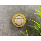 Jetty Coastal Compact Mini Bulkhead In Natural Brass Finish