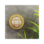Jetty Coastal Compact Mini Bulkhead In Natural Brass Finish