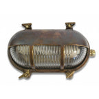 Jetty Coastal Eyelid Bulkhead In Antique Brass Finish