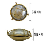 Jetty Large Coastal Round Wall Lantern In Satin Nickel Finish