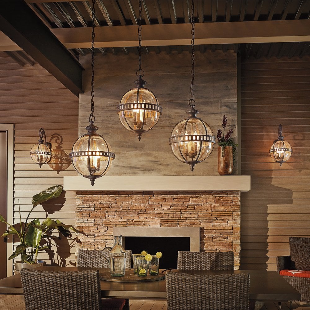 Halleron Ceiling Pendant Light In Londonderry Finish KL/HALLERON/8M