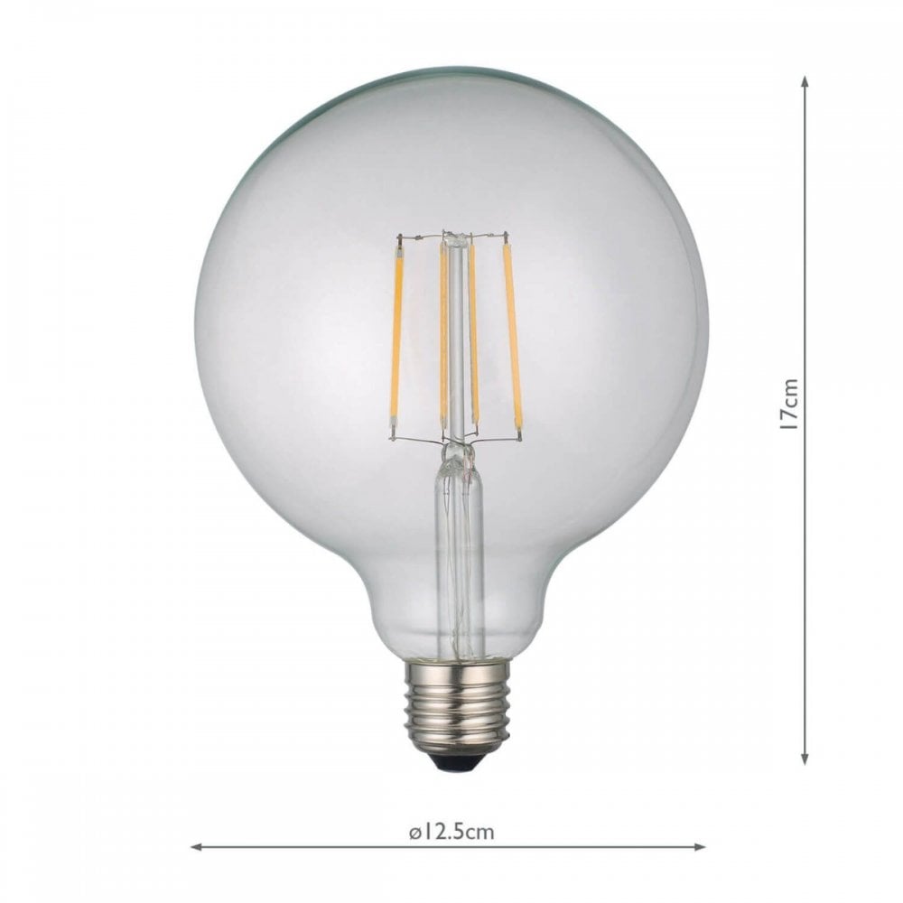Dimmable Edison Screw Globe 6 watt LED Warm White 700 Lumens