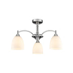 FL2087/3 3 Light Chrome Semi-Flush Ceiling Light