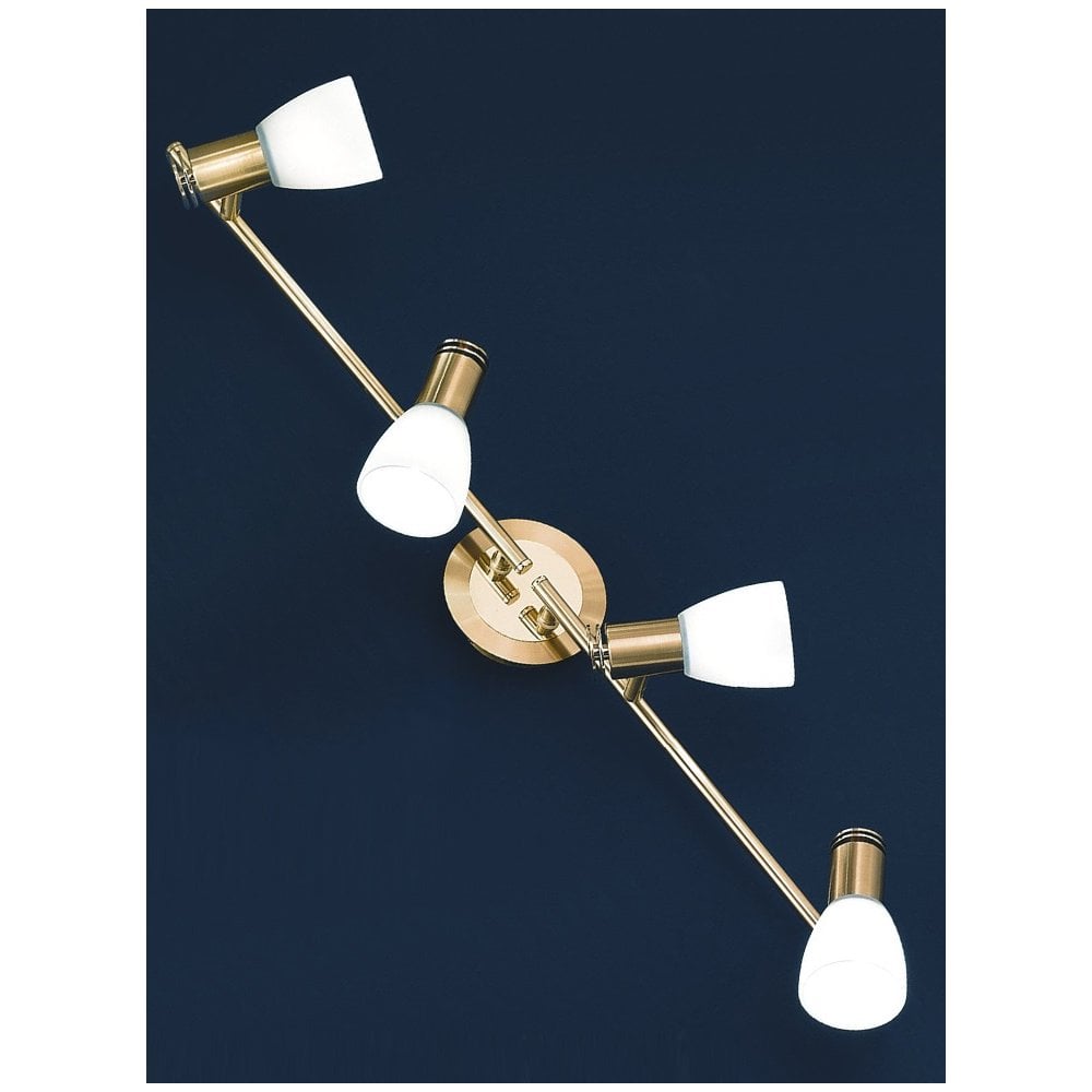 SPOT8784 4 Light Gold Decorative Spotlight Fitting