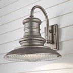 Redding Station Outdoor Large Wall Lantern In Tarnished Finish FE-REDDING2-L-TN