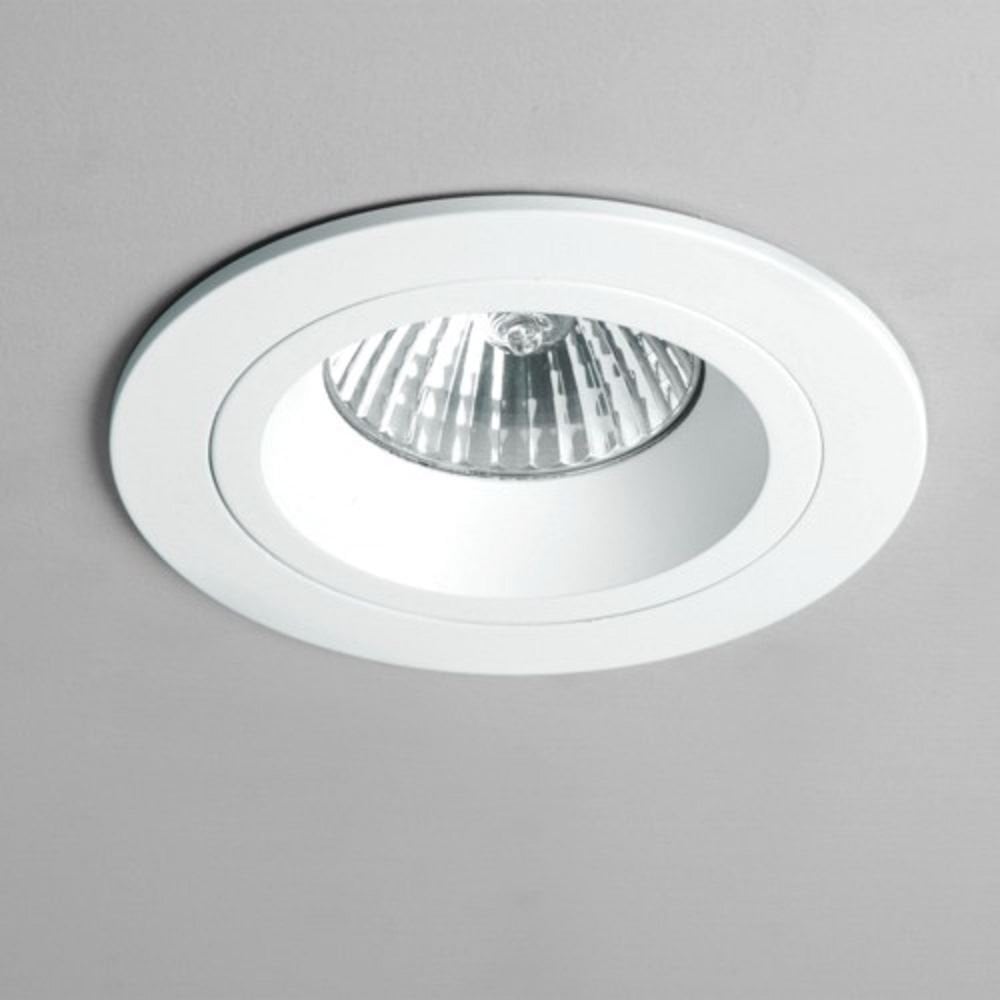 5603 Taro Round Low Voltage Halogen Fixed Downlight In White