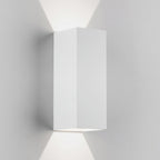 Oslo 225 Modern Up And Down Bathroom Wall Light In White Finish 1298009