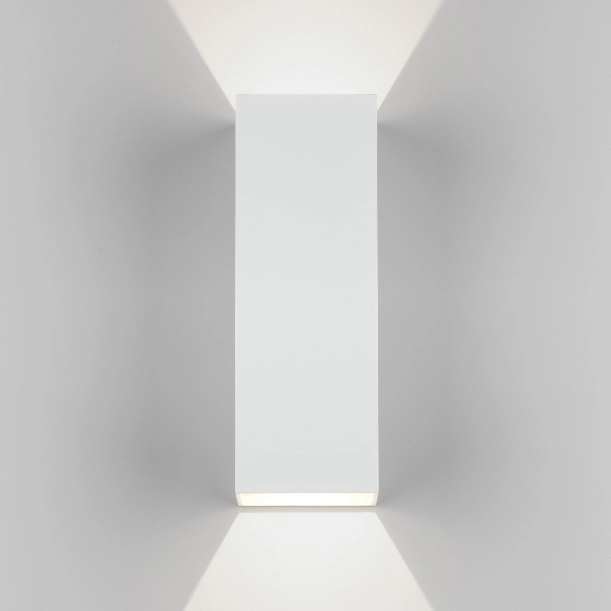 Oslo 225 Modern Up And Down Bathroom Wall Light In White Finish 1298009