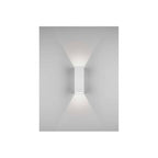 Oslo 225 Modern Up And Down Bathroom Wall Light In White Finish 1298009