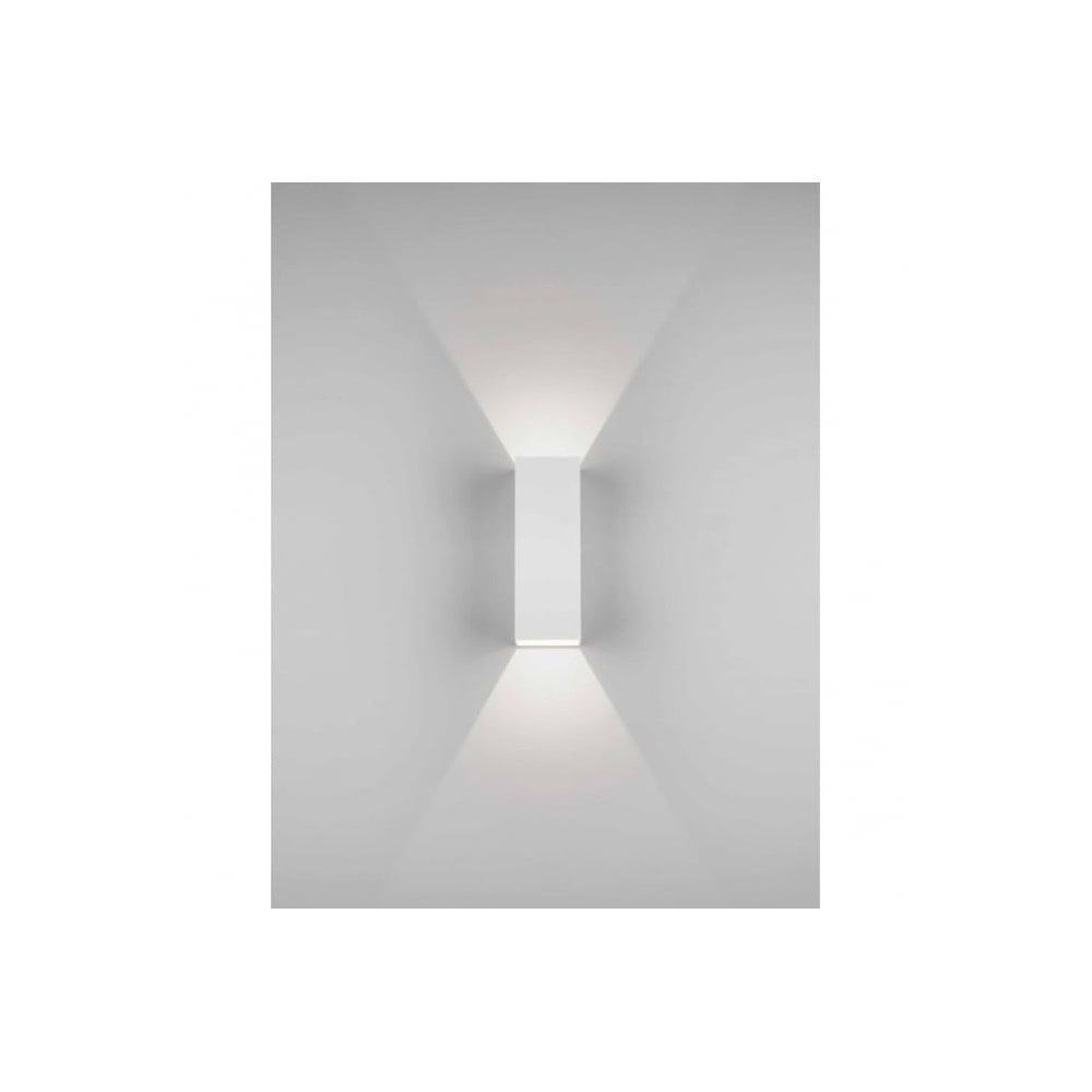 Oslo 225 Modern Up And Down Bathroom Wall Light In White Finish 1298009