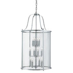 Victorian 12 Light Ceiling Lantern In Chrome Finish 30612-12CC