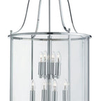Victorian 12 Light Ceiling Lantern In Chrome Finish 30612-12CC