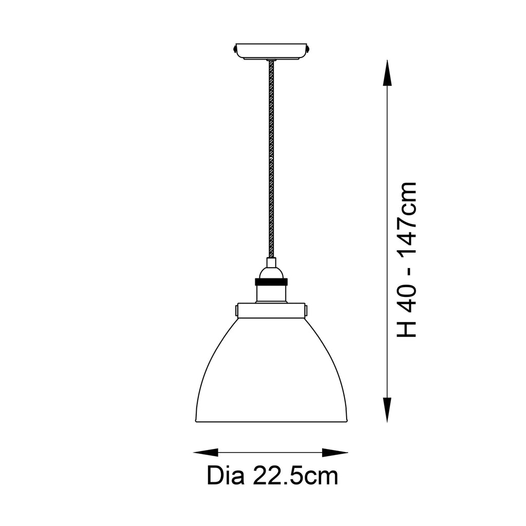 Hansen Retro Ceiling Pendant Light In Bright Nickel Finish With Clear Glass Shade 97588