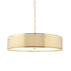 Cordero Stylish 5 Light Ceiling Pendant In Gold Finish With Glass Diffuser 113421