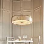 Cordero Stylish 5 Light Ceiling Pendant In Gold Finish With Glass Diffuser 113421