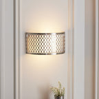 Cordero Stylish Wall Light In Satin Nickel Finish With Glass Diffuser 113263