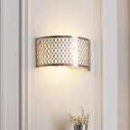 Cordero Stylish Wall Light In Satin Nickel Finish With Glass Diffuser 113263