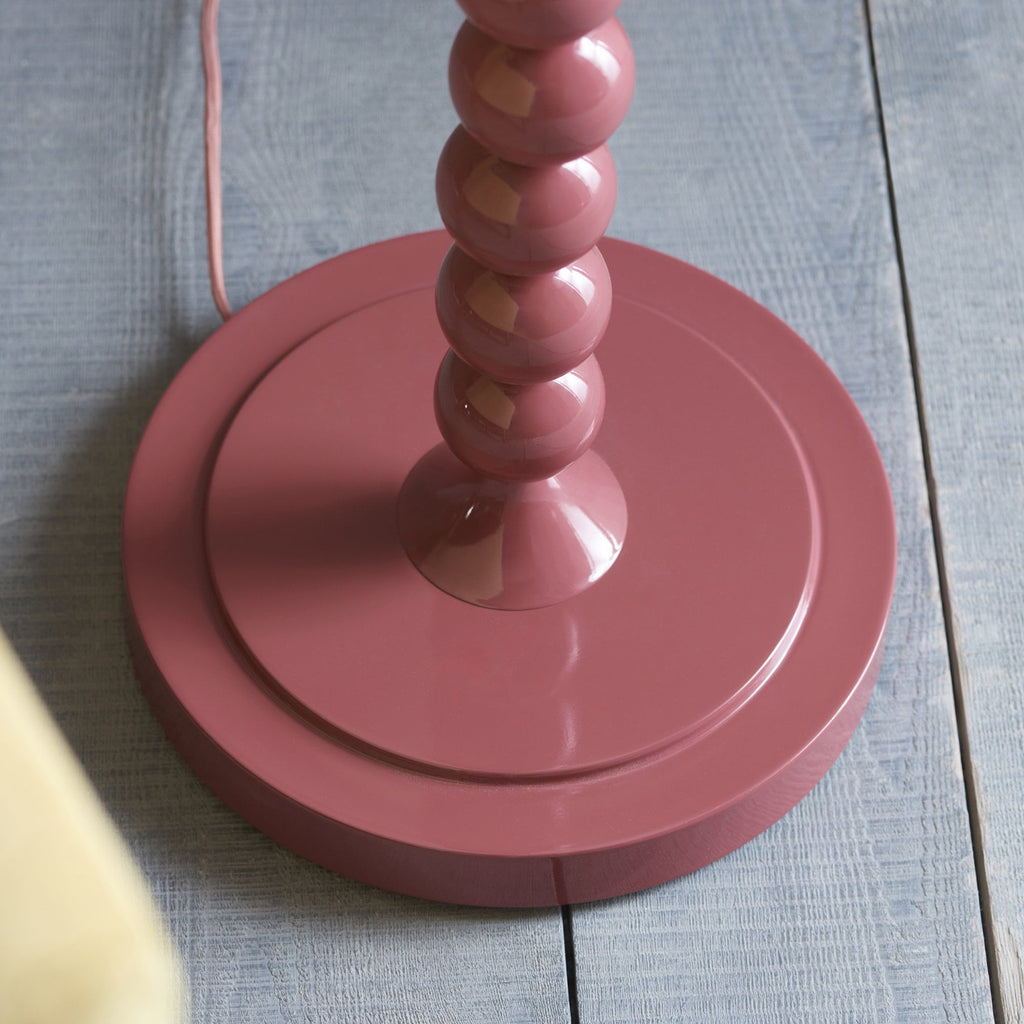 Higgledy Floor Lamp Base In Gloss Pink Clay Finish 111283