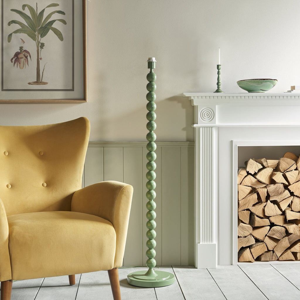 Higgledy Floor Lamp Base In Gloss Cotswold Green Finish 113858