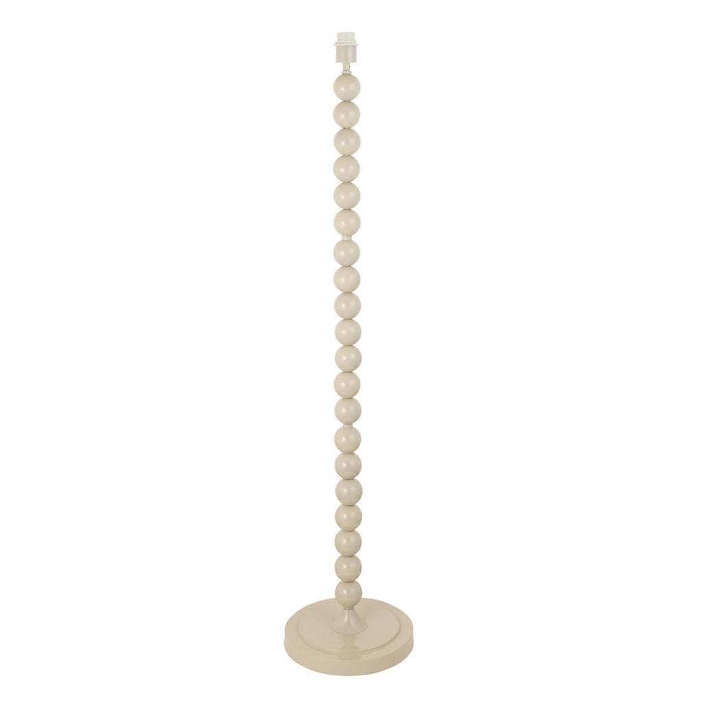 Higgledy Floor Lamp Base In Gloss Almond White Finish 113860